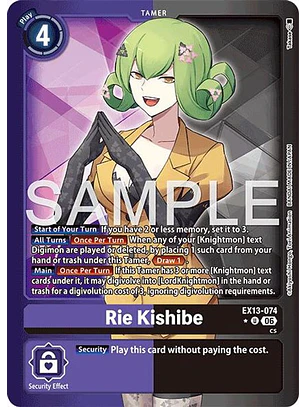 EX13-074 (Limited Foil) Rie Kishibe
