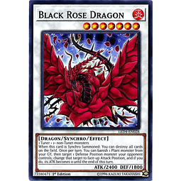 Black Rose Dragon - LED4-EN028 - Common 1st Edition