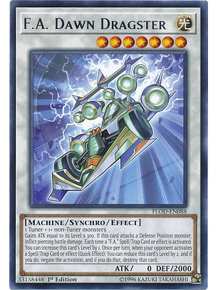 F.A. Dawn Dragster - FLOD-EN088 - Rare 1st Edition