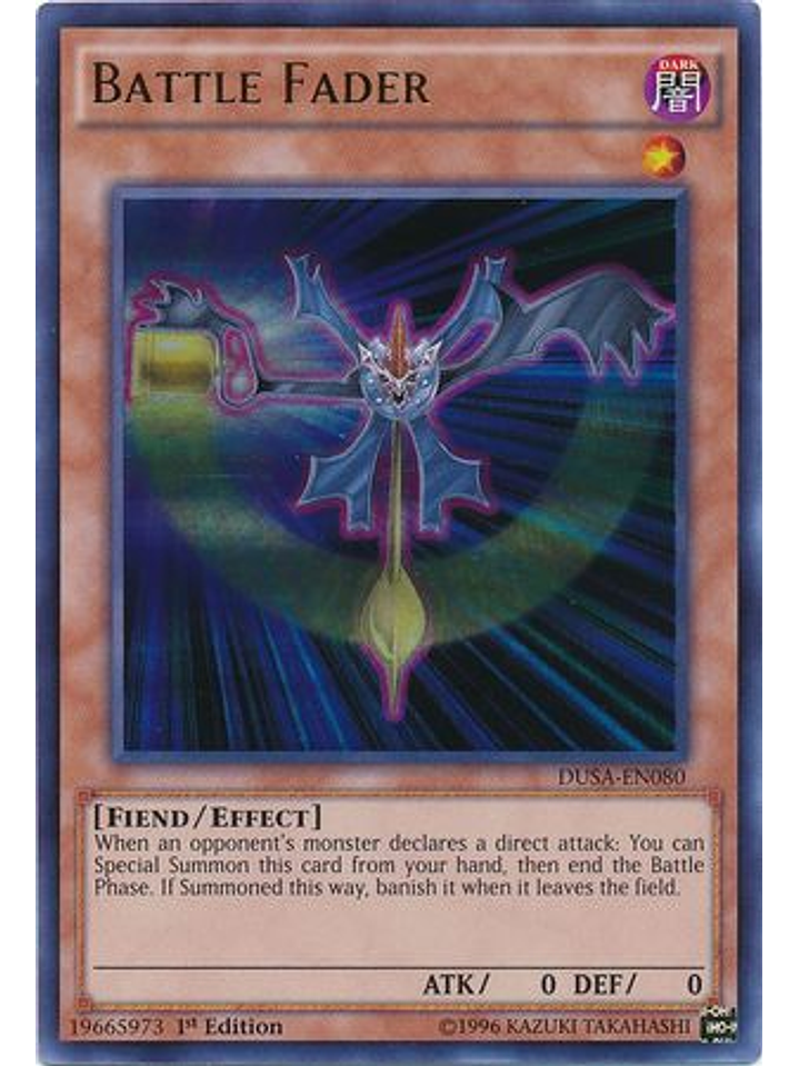 Battle Fader - DUSA-EN080 - Ultra Rare 1st Edition 1