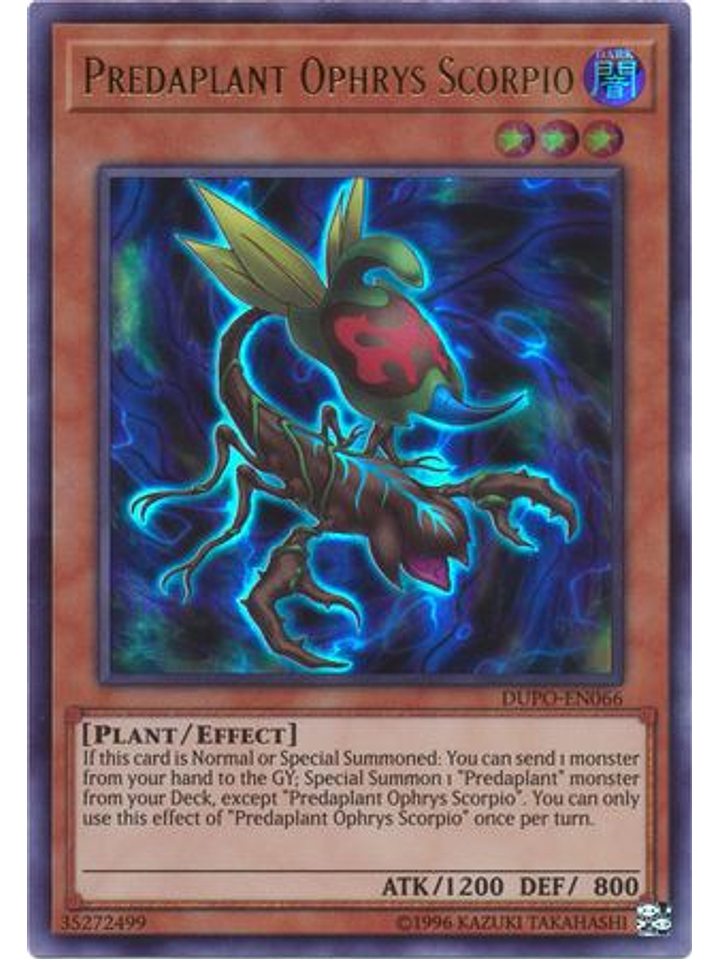 Predaplant Ophrys Scorpio - DUPO-EN066 - Ultra Rare Unlimited 1