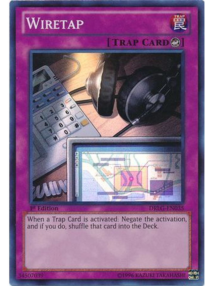 Wiretap - DRLG-EN035 - Super Rare 1st Edition 1