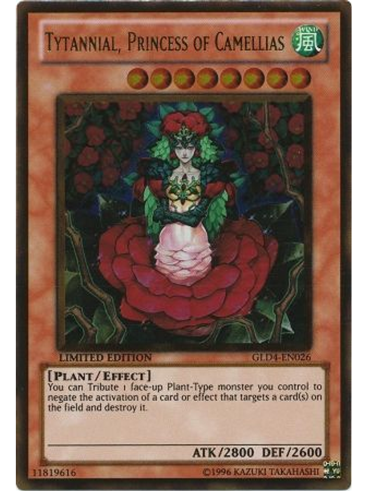 Tytannial, Princess of Camellias - GLD4-EN026 - Gold Rare 1
