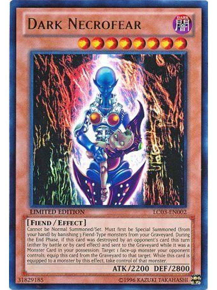 Dark Necrofear - LC03-EN002 - Ultra Rare 1st Edition 1