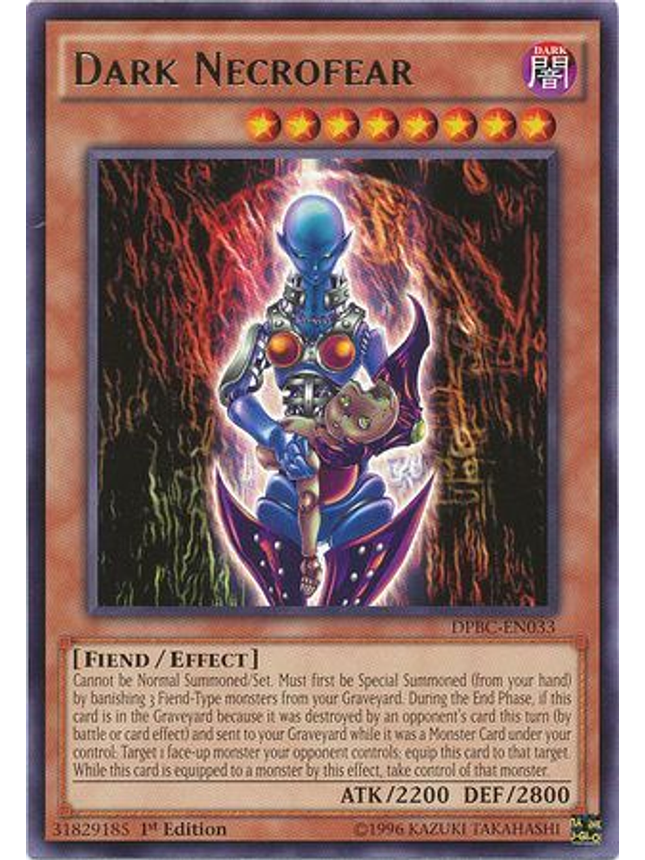 Dark Necrofear - DPBC-EN033 - Rare 1st Edition 1