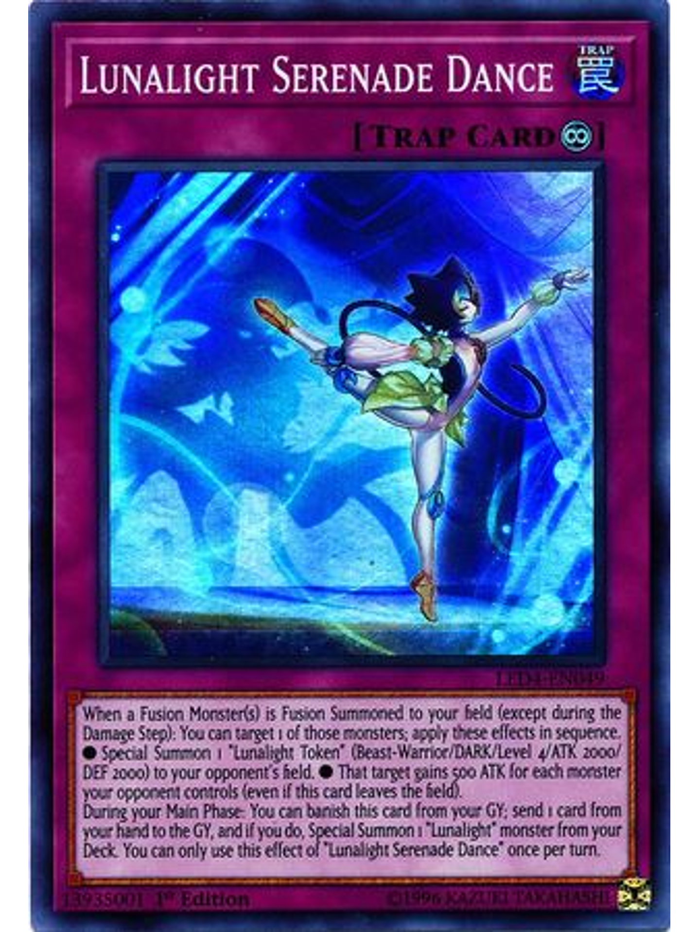 Lunalight Serenade Dance - LED4-EN049 - Super Rare 1st Edition 1