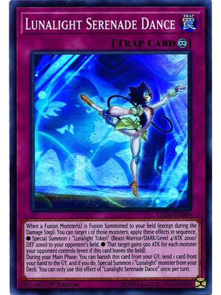 Lunalight Serenade Dance - LED4-EN049 - Super Rare 1st Edition 1