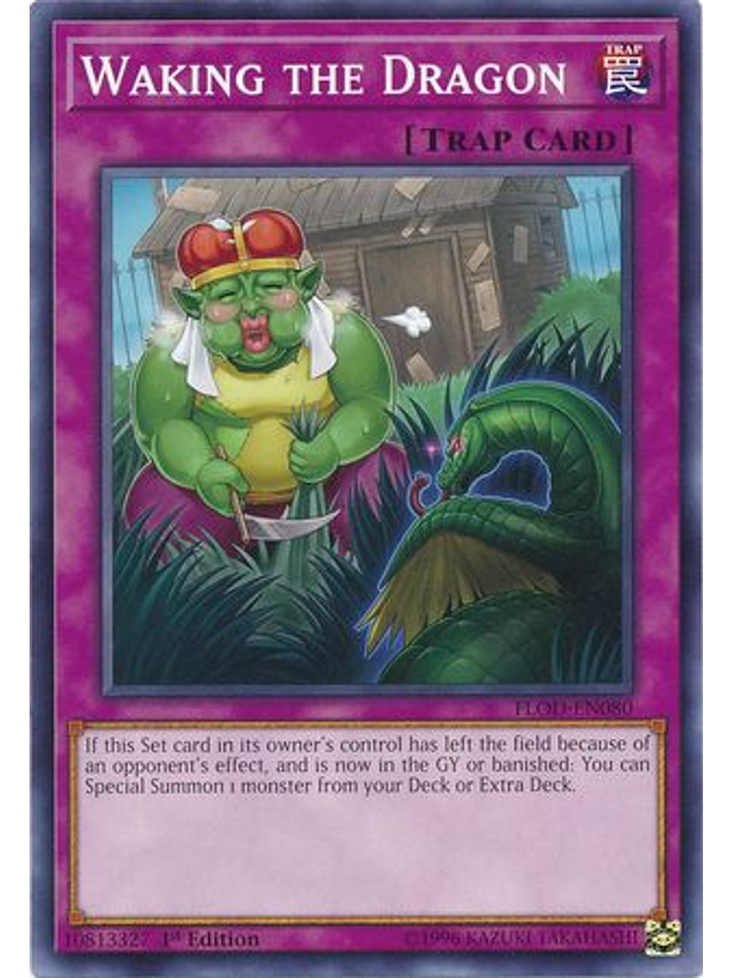 Waking the Dragon - FLOD-EN080 - Common 1st Edition 1