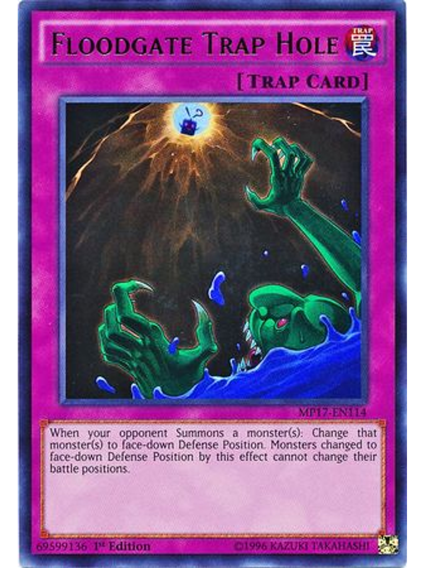 Floodgate Trap Hole - MP17-EN114 - Ultra Rare 1st Edition 1