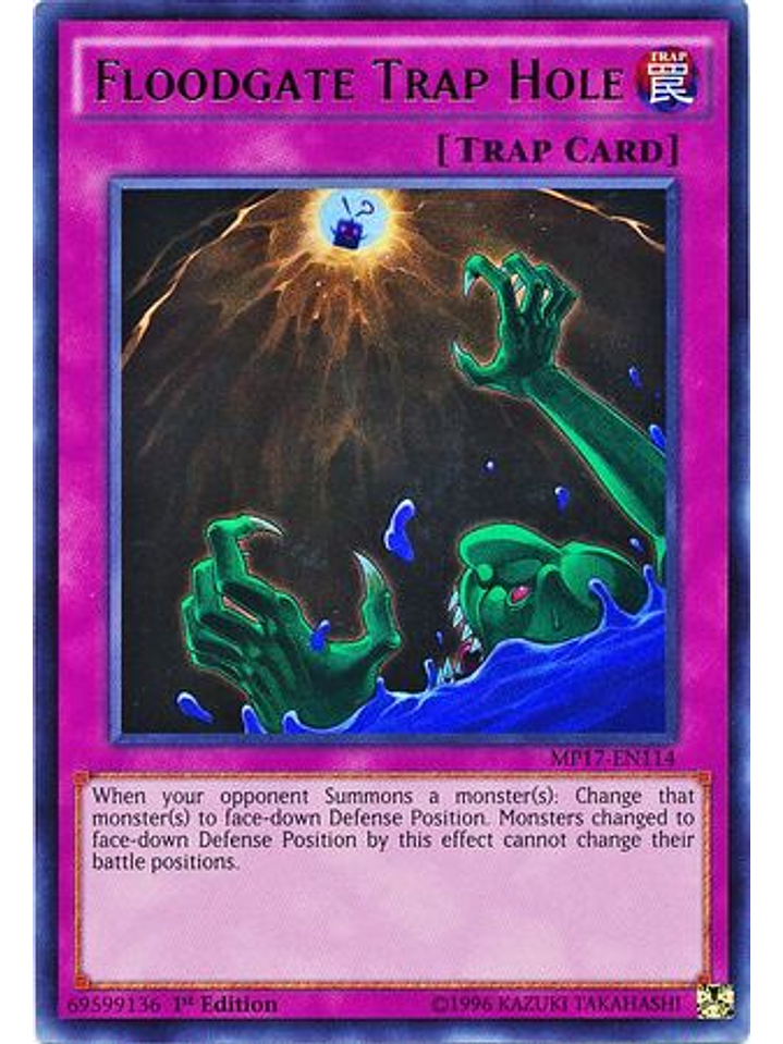 Floodgate Trap Hole - MP17-EN114 - Ultra Rare 1st Edition 1