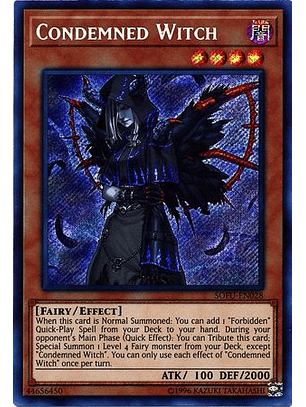 Condemned Witch - SOFU-EN028 - Secret Rare Unlimited