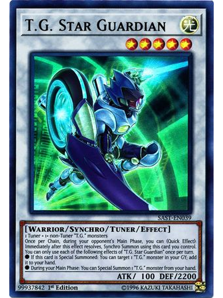 T.G. Star Guardian - SAST-EN039 - Ultra Rare 1st Edition 1