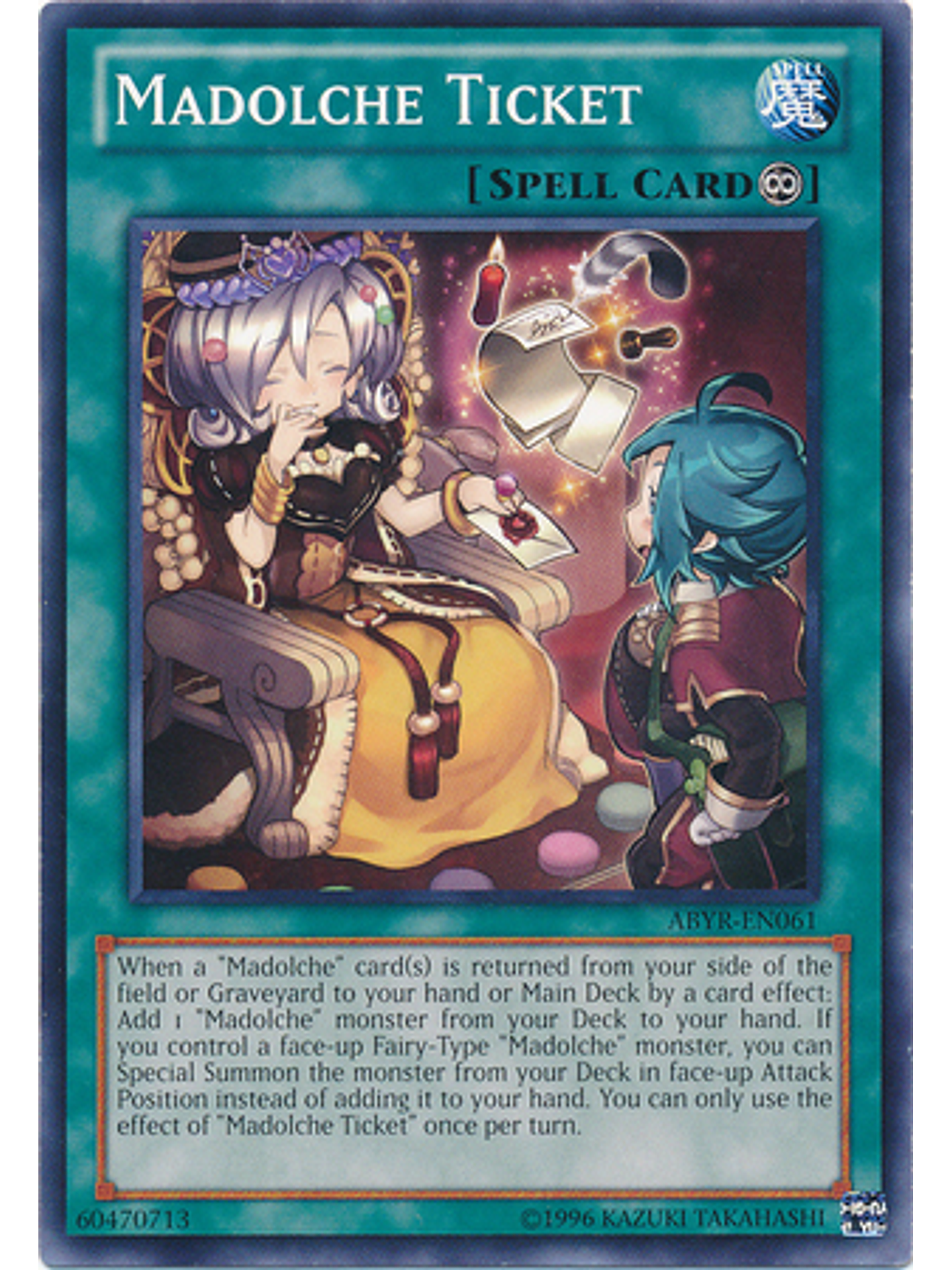 Madolche Ticket - ABYR-EN061 - Common Unlimited 1