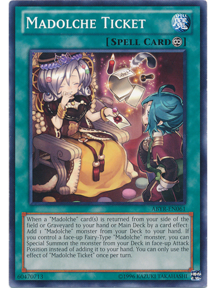 Madolche Ticket - ABYR-EN061 - Common Unlimited 1