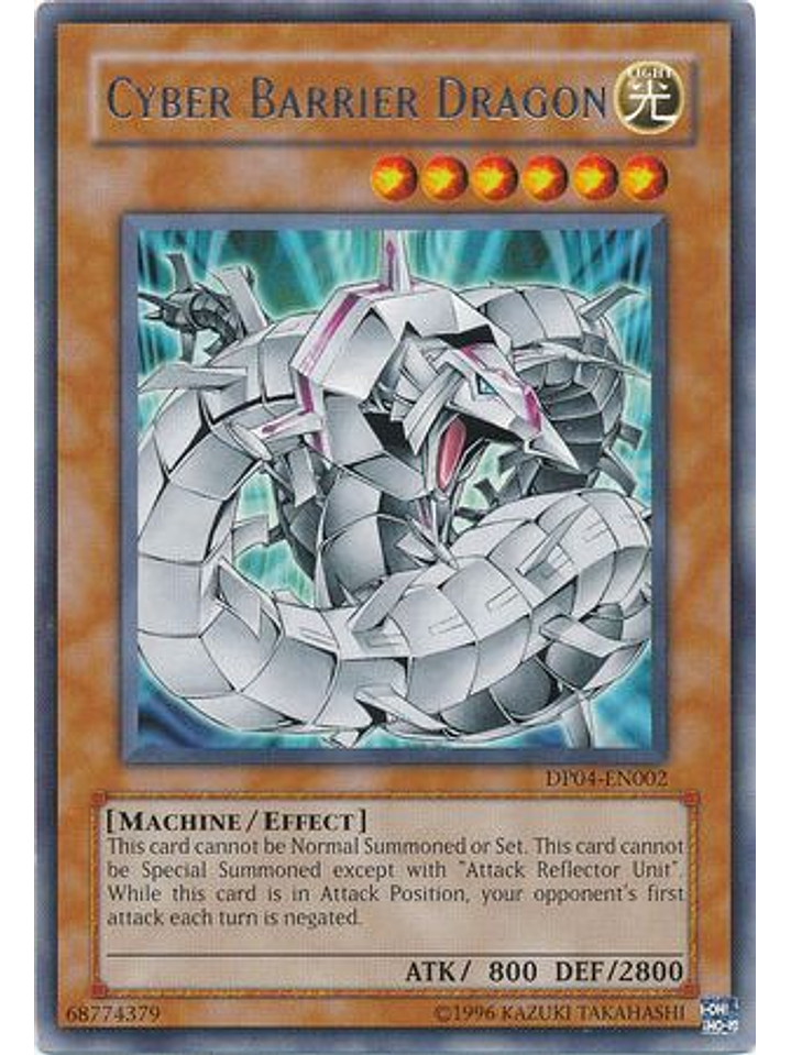 Cyber Barrier Dragon - DP04-EN002 - Rare Unlimited 1