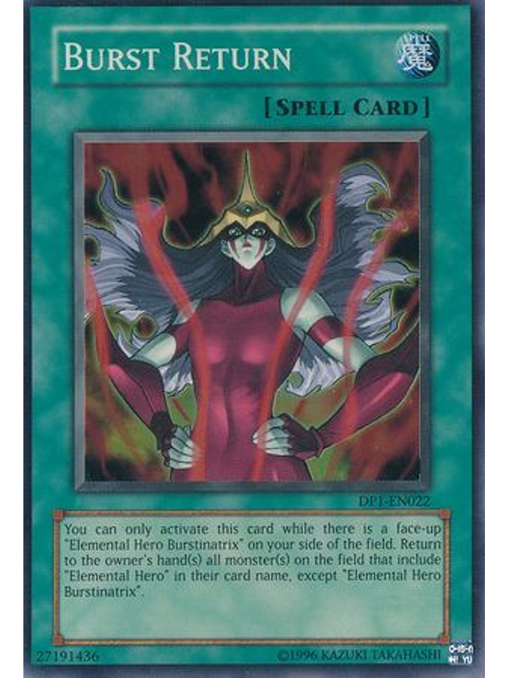 Burst Return - DP1-EN022 - Super Rare Unlimited 1