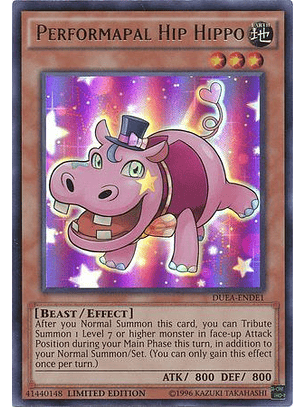 Performapal Hip Hippo - DUEA-ENDE1 - Ultra Rare Limited Edition
