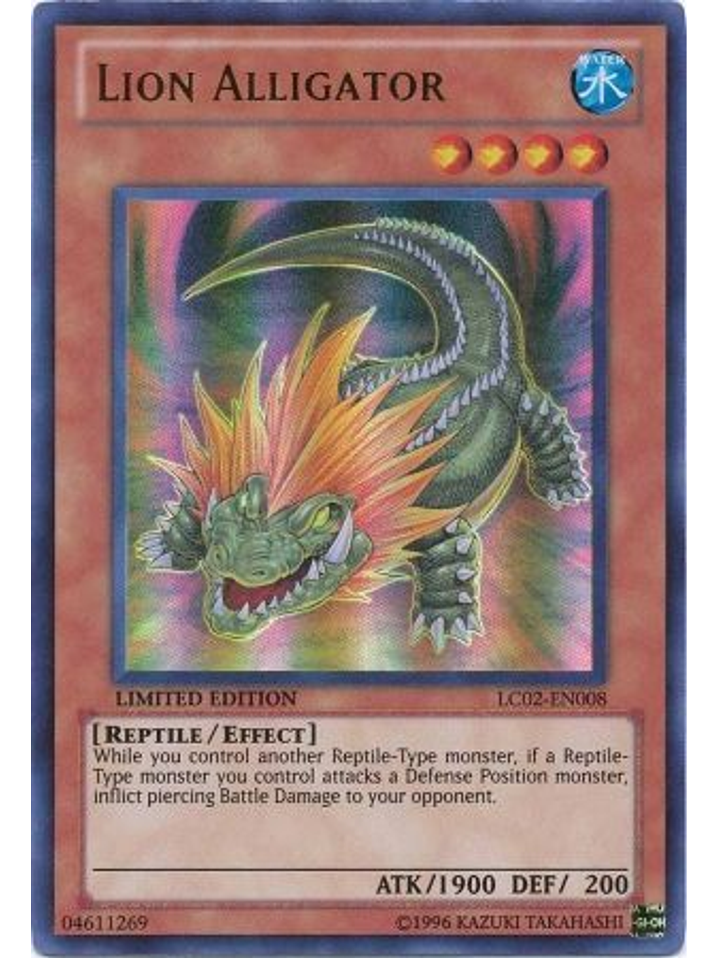 Lion Alligator - LC02-EN008 - Ultra Rare Limited Edition 1