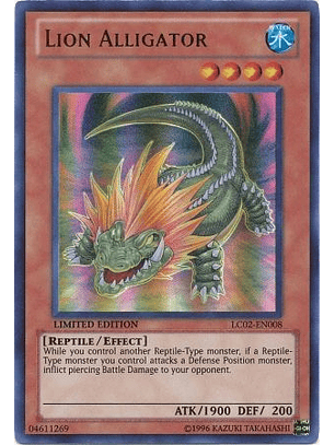 Lion Alligator - LC02-EN008 - Ultra Rare Limited Edition