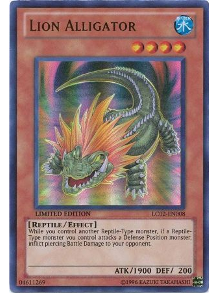 Lion Alligator - LC02-EN008 - Ultra Rare Limited Edition 1