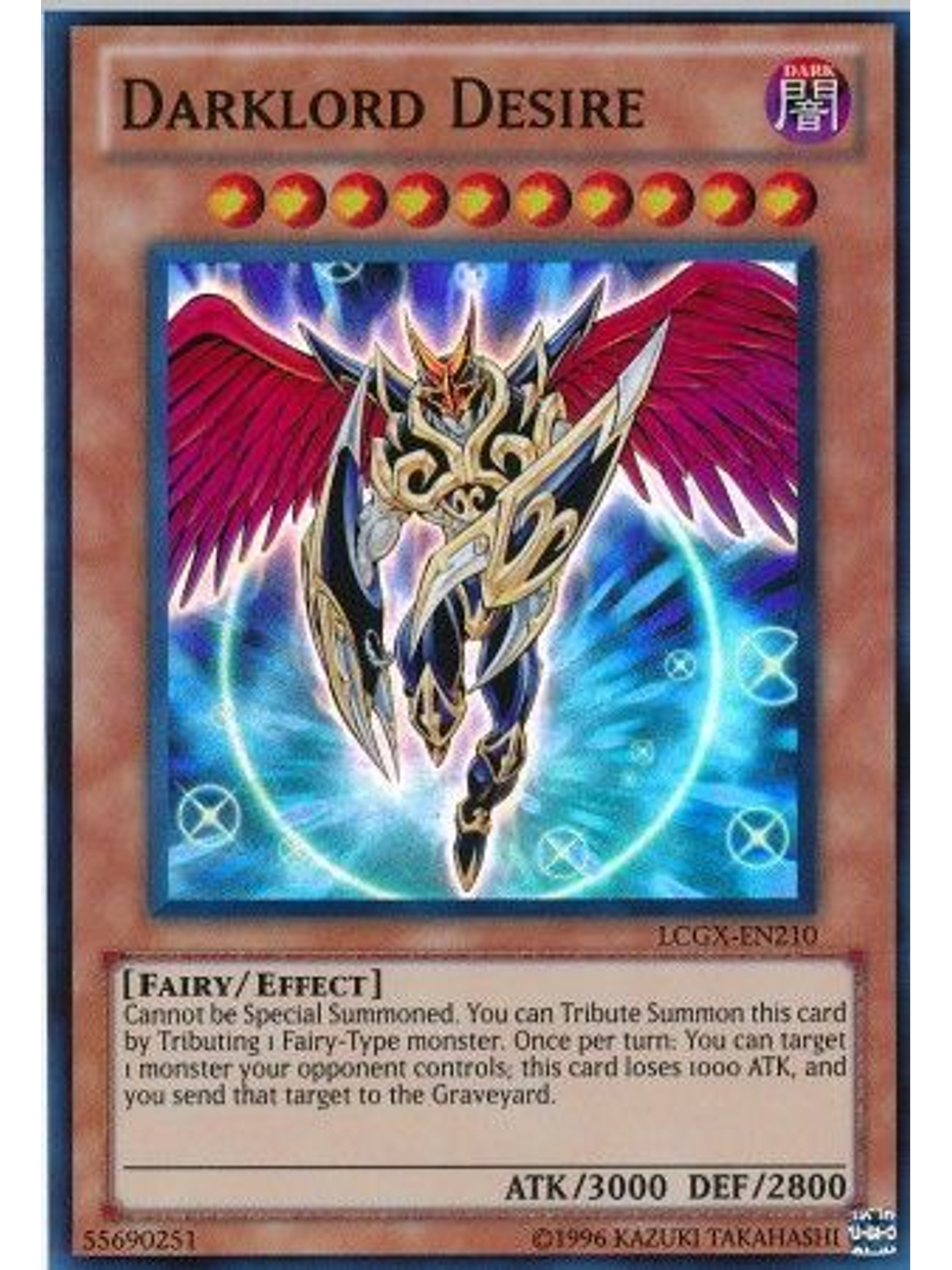 Darklord Desire - LCGX-EN210 - Super Rare Unlimited 1