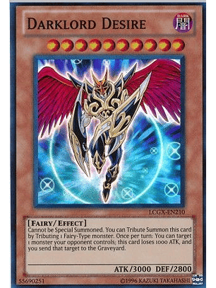 Darklord Desire - LCGX-EN210 - Super Rare Unlimited