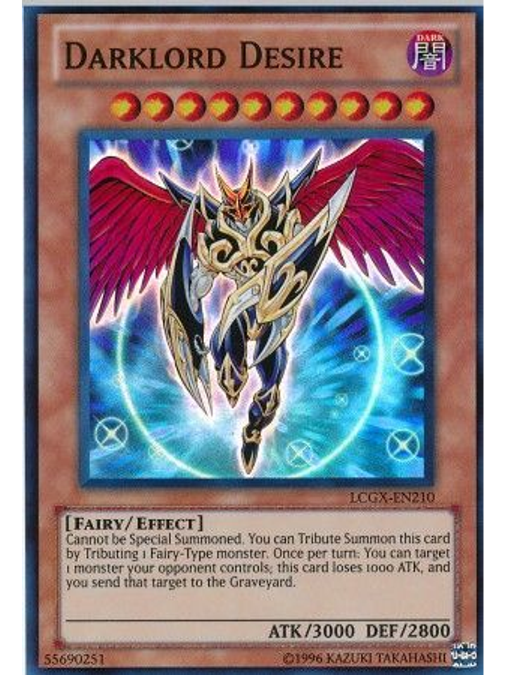 Darklord Desire - LCGX-EN210 - Super Rare Unlimited 1
