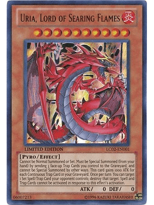 Uria, Lord of Searing Flames - LC02-EN001 - Ultra Rare Limited Edition