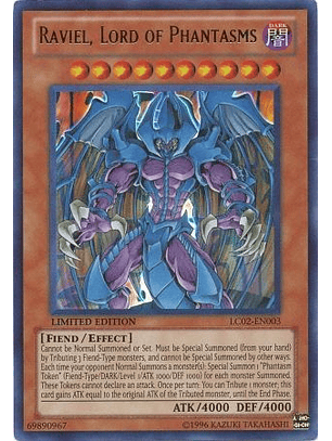 Raviel, Lord of Phantasms - LC02-EN003 - Ultra Rare Limited Edition