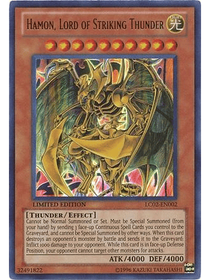 Hamon, Lord of Striking Thunder - LC02-EN002 - Ultra Rare Limited Edition