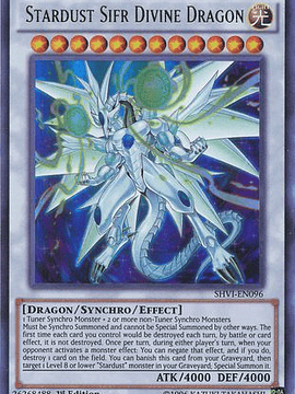 Stardust Sifr Divine Dragon - SHVI-EN096 - Ultra Rare 1st Edition
