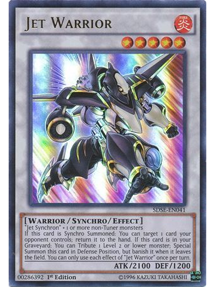 Jet Warrior - SDSE-EN041 - Ultra Rare 1st Edition 1
