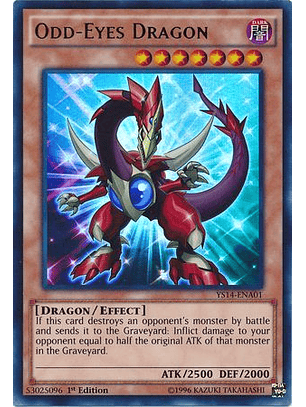 Odd-Eyes Dragon - YS14-ENA01 - Ultra Rare 1st Edition