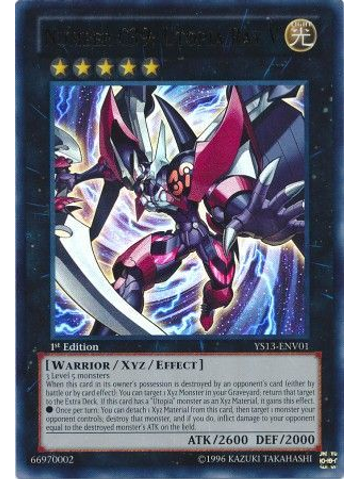 Number C39: Utopia Ray V - YS13-ENV01 - Ultra Rare 1st Edition 1