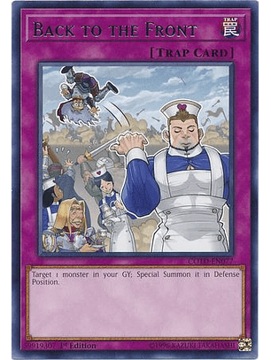 Back to the Front - COTD-EN077 - Rare 1st Edition