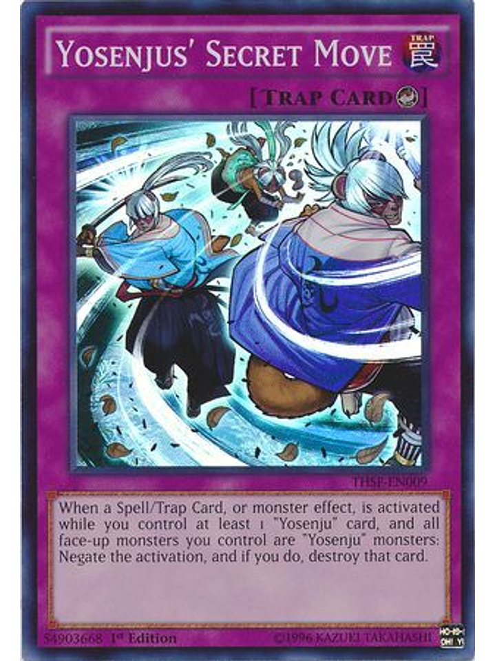 Yosenjus' Secret Move - THSF-EN009 - Super Rare 1st Edition 1