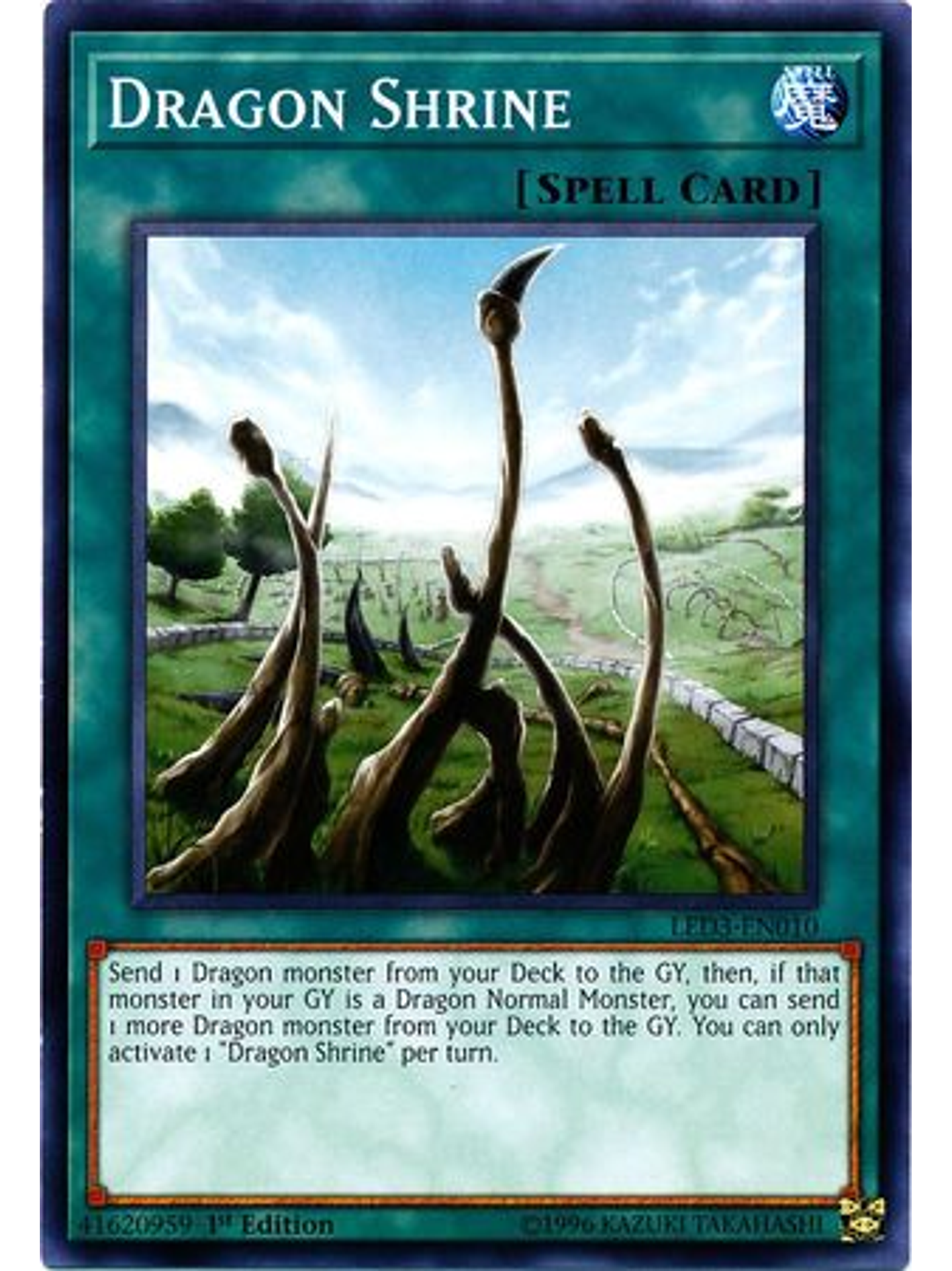 Dragon Shrine - LED3-EN010 - Common 1st Edition 1