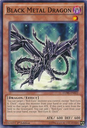 Black Metal Dragon - CORE-EN022 - Common 1st Edition