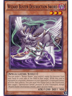 Wizard Buster Destruction Sword - BOSH-EN021 - Common Unlimited