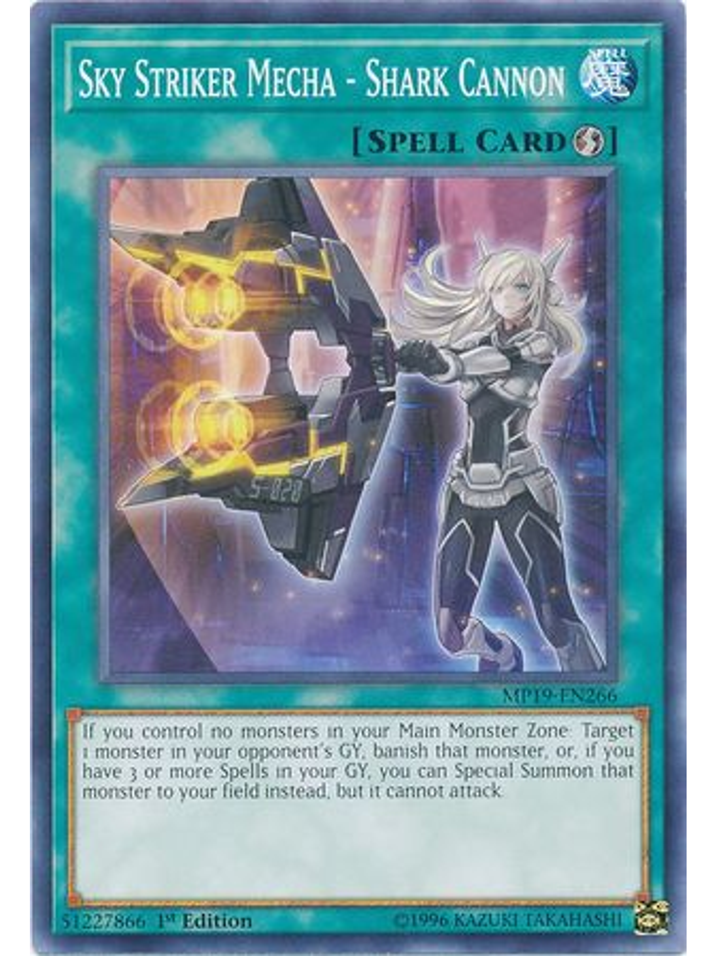 Sky Striker Mecha - Shark Cannon - MP19-EN266 - Common 1st Edition 1