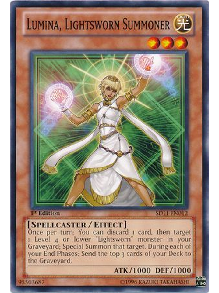 Lumina, Lightsworn Summoner - SDLI-EN012 - Common 1st Edition 1