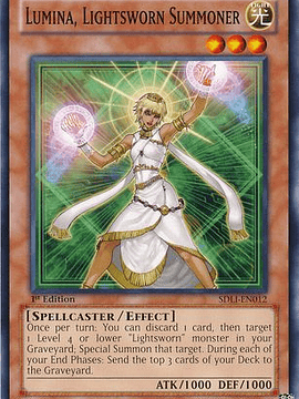 Lumina, Lightsworn Summoner - SDLI-EN012 - Common 1st Edition