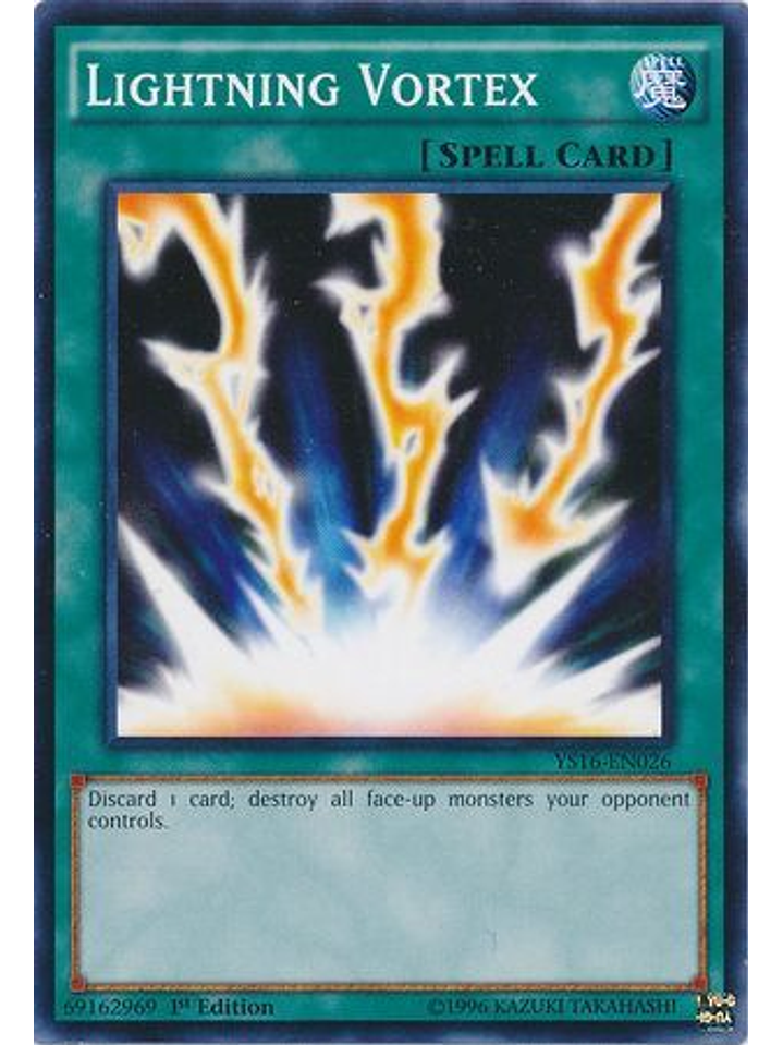 Lightning Vortex - YS16-EN026 - Common 1st Edition 1