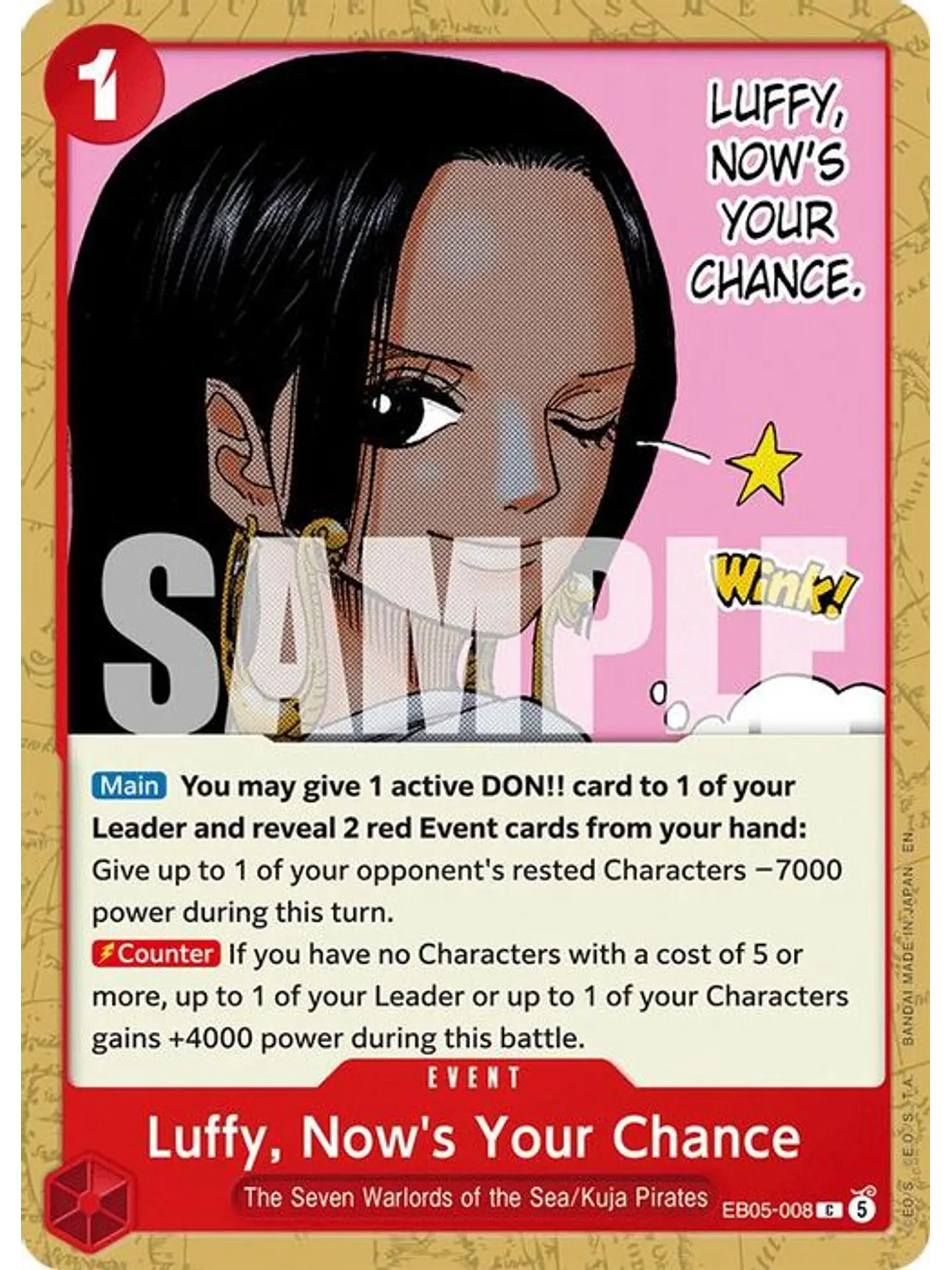 EB05-008 C Luffy, Now's Your Chance 1
