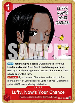 EB05-008 C Luffy, Now's Your Chance