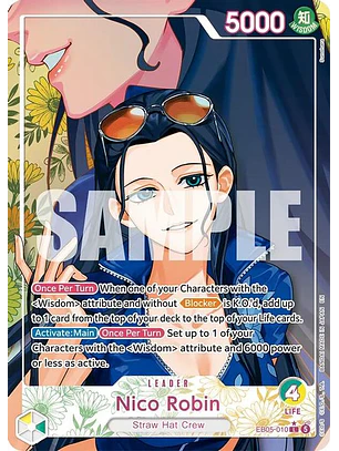 EB05-010 (Alternate Art) Nico Robin (010)