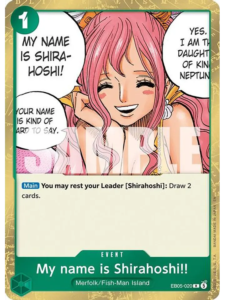 EB05-020 R My name is Shirahoshi!! 1