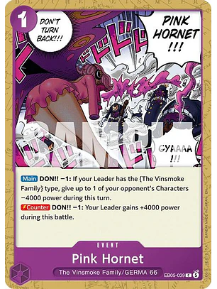 EB05-039 C Pink Hornet