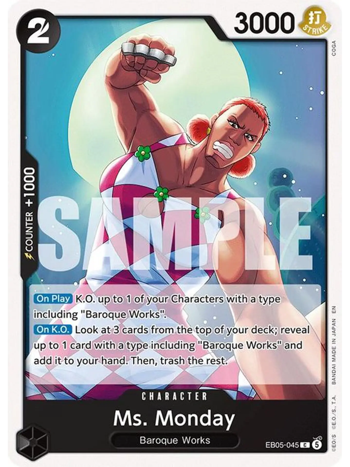 EB05-045 C Ms. Monday 1