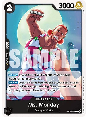 EB05-045 C Ms. Monday